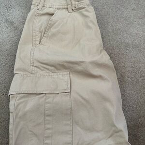 Beige Cargo Pants